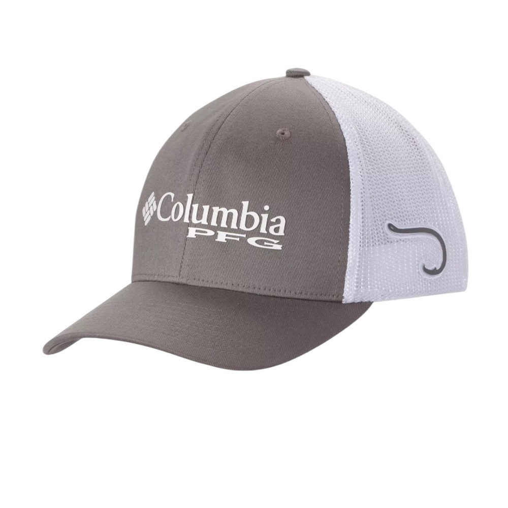 🌟NWT🌟 Columbia PFG Logo Mesh Hat - High Crown - Titanium/Hook